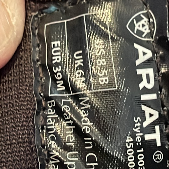 Ariat Women's Brown And Teal Cowgirl Boots. Good Condition. Size 8.5B. - Picture 16 of 16